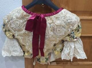 Traje de Fallera Marfil y Seda