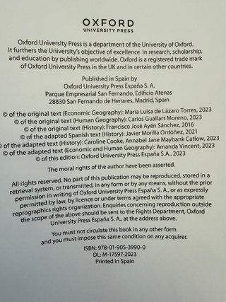Libro Geography and History Secondary 2 Oxford