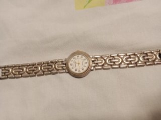 Reloj Genave Plata y Blanco