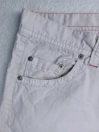Pantalone Rifle Tg. 48 (W34) uomo bianco cotone