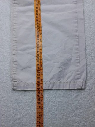 Pantalone Rifle Tg. 48 (W34) uomo bianco cotone