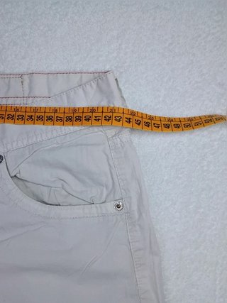 Pantalone Rifle Tg. 48 (W34) uomo bianco cotone
