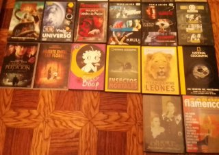 DVD diferentes temáticas 2 de cantantes