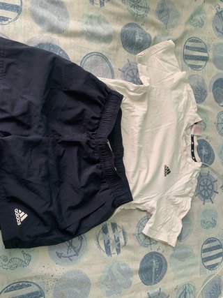Conjunto Adidas Short y Camiseta