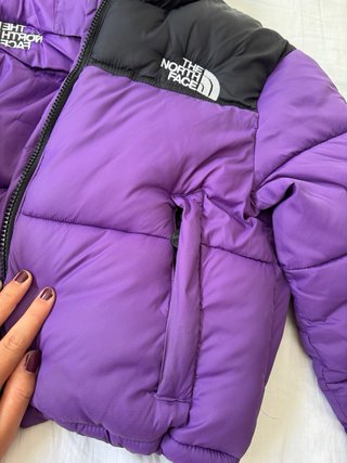 The North Face Chaquetón Morado y Negro