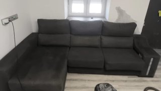 Sofá Chaiselongue gris