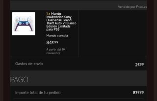 Mando PS5 GTA VI Edición Limitada Blanco