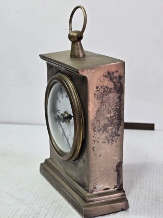 Orologio da Tavolo Vintage Ottone Silver