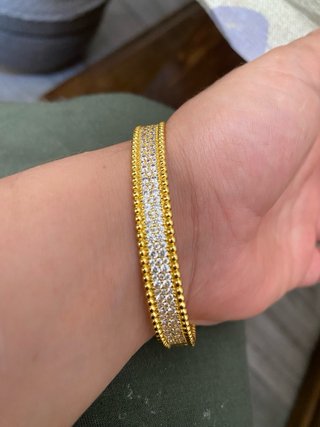 Pulsera Plata Baño Oro 18k Circonitas