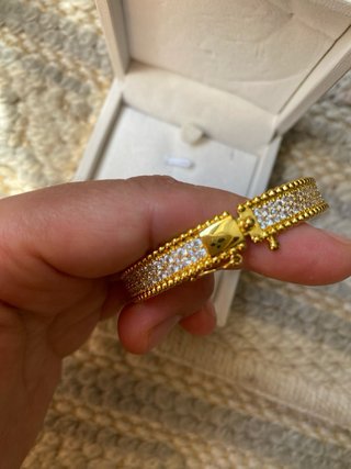 Pulsera Plata Baño Oro 18k Circonitas