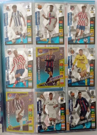 Álbum Adrenalyn 2022-23 con 500 cromos