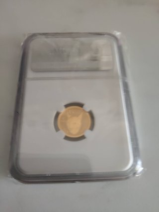 Moneda Oro Lince 1/10 oz MS70