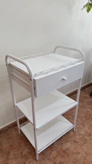 Carrito Auxiliar Estética Blanco