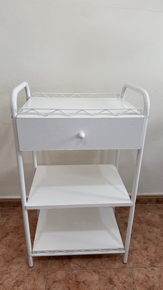 Carrito Auxiliar Estética Blanco