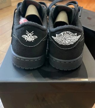 Jordan 1 Retro Low OG SP Black Phantom Talla 40