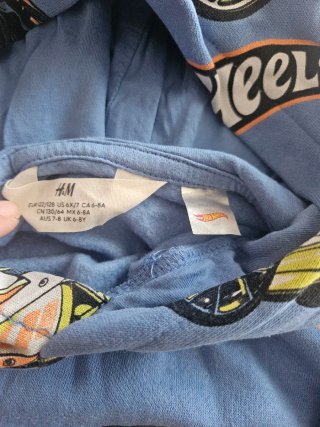 Sudadera Hot Wheels Niños Azul con Coches