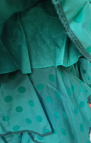 Traje Flamenca Verde Lunares