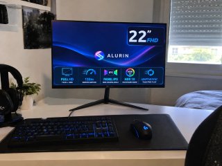 Monitor Alurin 22 FHD 120Hz IPS HDR10