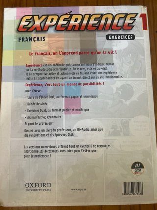 Expérience 1 Exercices