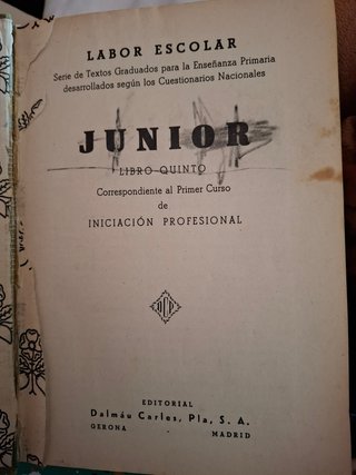Libros de escuela antiguos