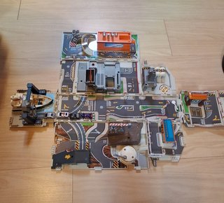 Camião Micro Machines Cidade com Carros