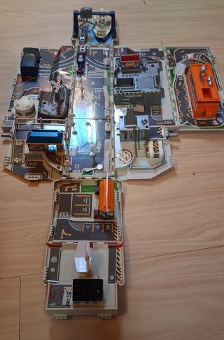 Camião Micro Machines Cidade com Carros