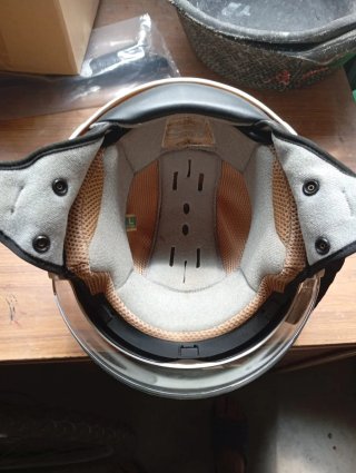 " CASCO  JET MOTO BLANCO CON PANTALLA "