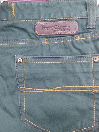 Pantaloni Henry Cottons Tg50 W36 Uomo Cotone Verdi