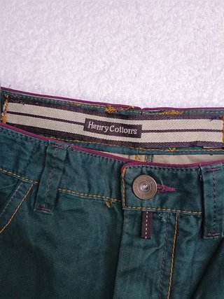 Pantaloni Henry Cottons Tg50 W36 Uomo Cotone Verdi