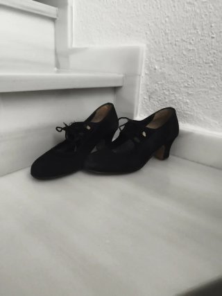 Tacones de baile negros