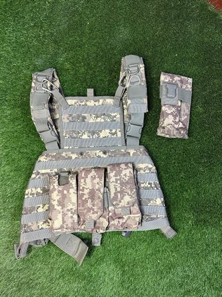 Colete Tático Airsoft Militar Digital Camuflado