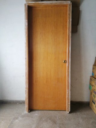 Puerta Madera Pino Blindada