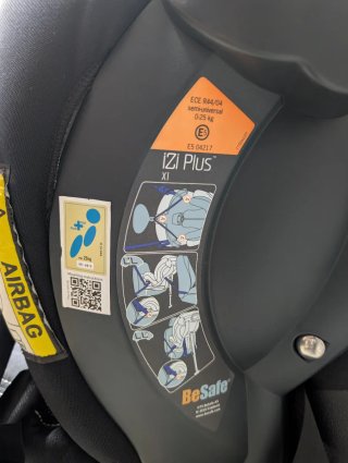 Silla Coche BeSafe iZi Plus X1 Negra
