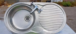 Fregadero de cocina de acero inoxidable
