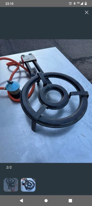 Aro Paellero Garcima Gas con Regulador de dos aros