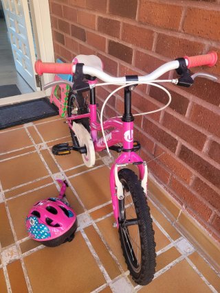 Bicicleta niña 16 rosa DTB