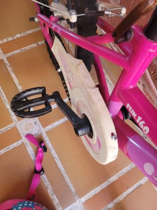 Bicicleta niña 16 rosa DTB