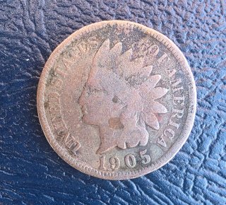 Monedas USA Centavo Indio 1905-1906-1907