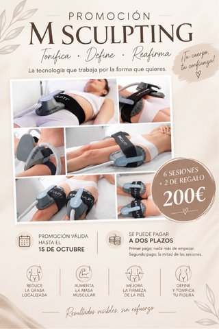 EMSCULPTING 6+2 Sesiones 200€