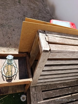 Sofá de jardín modular de madera