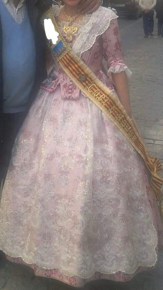 Traje de Fallera Rosa