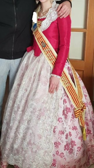 Traje de Fallera Rosa