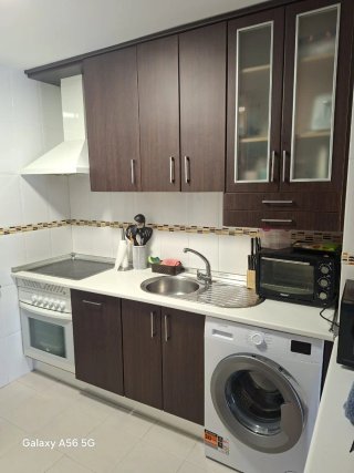 Cocina completa Muebles Madera y Cristal