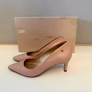 Zapatos Martinelli Rosa Palo Tacón Bajo