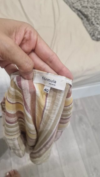 Camisa Fórmula Joven Rayas Multicolor da talla