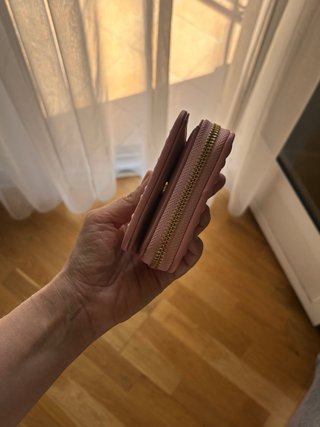 Portafoglio Miu Miu rosa trapuntato