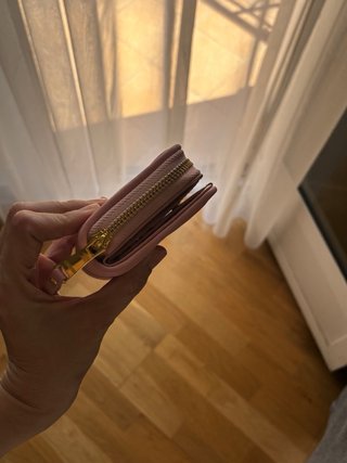 Portafoglio Miu Miu rosa trapuntato