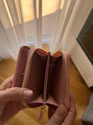 Portafoglio Miu Miu rosa trapuntato