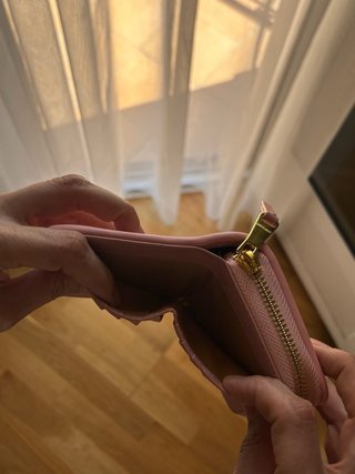 Portafoglio Miu Miu rosa trapuntato