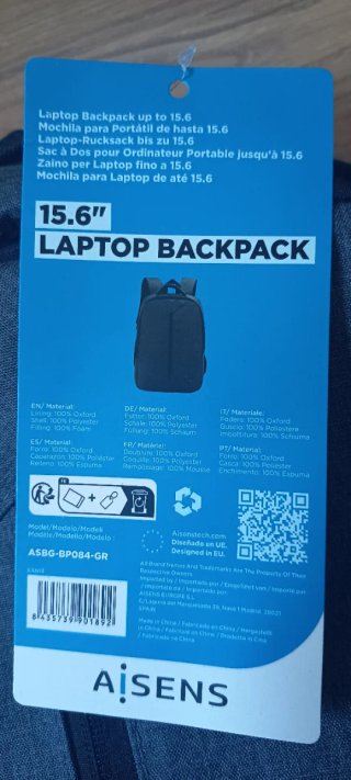 Mochila portátil AISENS 15.6